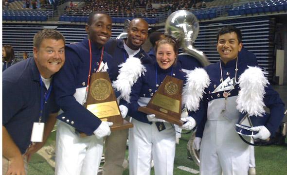 Band finishes third in State Marching Contest