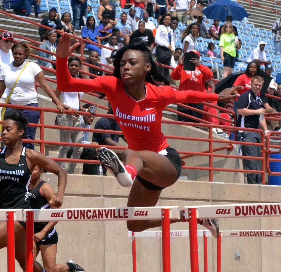 The distric 7-5A track meet will begin tomorrow after being cancelled today due to inclement weather. (Abigail Padgett photo)