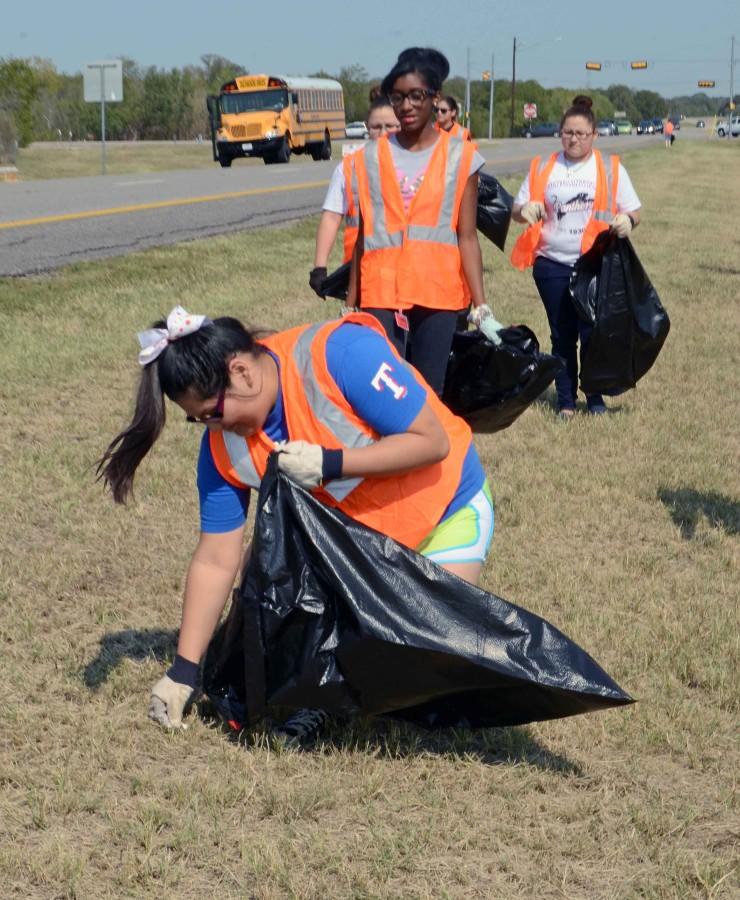 A photo from a previous high way clean up. 