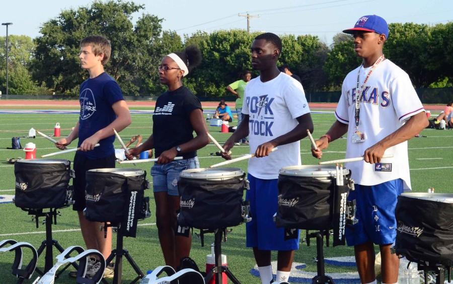 Photos: Drum Line Practice