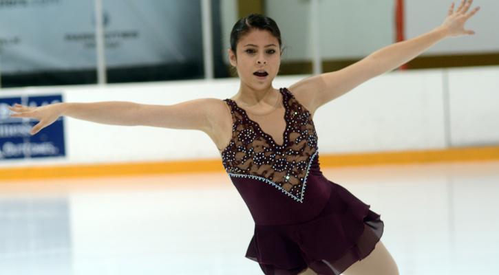 Freshman+Caroline+Rodriguez+travels+to+Euless+every+day+to+practice+her+ice+skating.+She+said+she+hopes+to+one+day+be+a+part+of+the+Olympics.+%28Kennedy+Stidham+photo%29