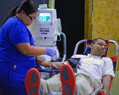 One of the many activities Student Council participates in is blood drives at the school. (file photo)