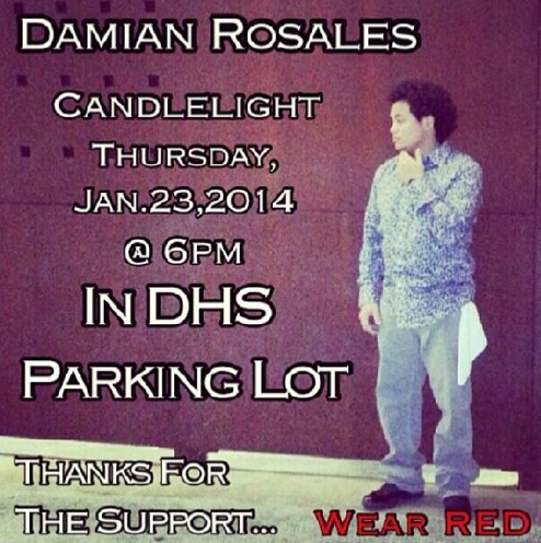 Damian Rosales was 18 when he died. 