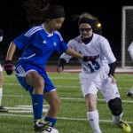 Varsity soccer teams open up the second half of district tomorrow against Midlothian (Jasmine Roblero photo).