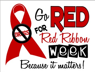 Red Ribbon Week graphic (credit to an outside source).