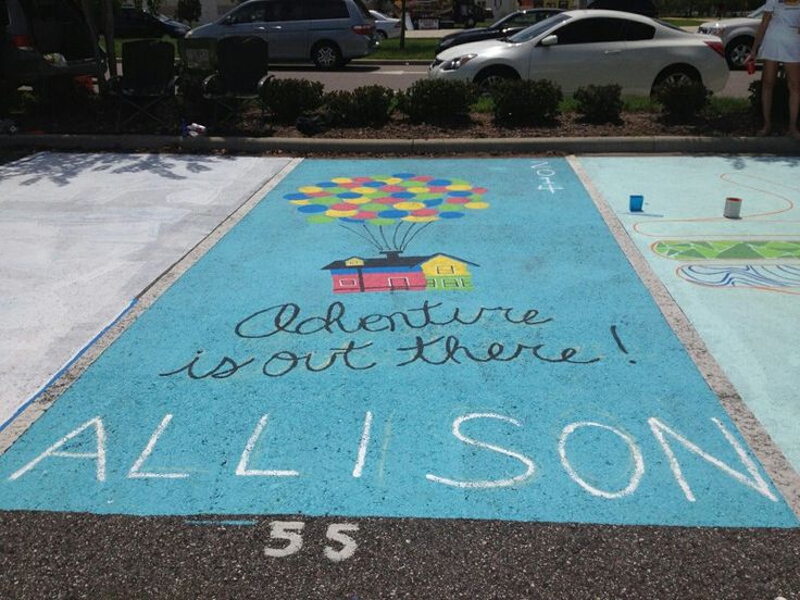 Painted senior spots offer great opportunity for class fundraiser. 