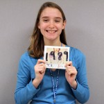 Editor in Chief Kennedy Stidham poses with her deluxe edition of 1989 (Karla Estrada photo).