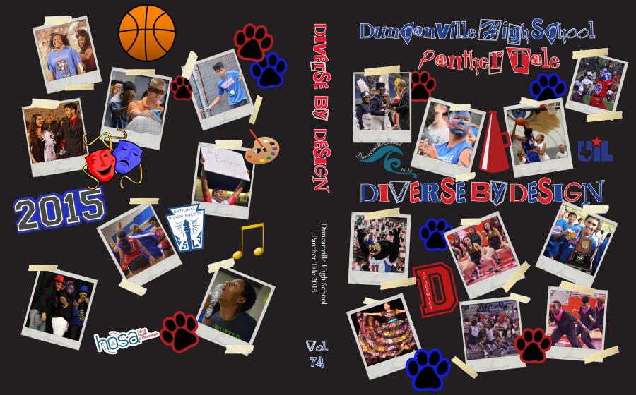 A picture of the cover designed by the editors and staff of the yearbook. 