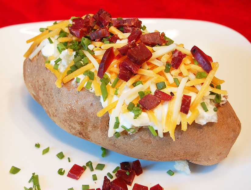 Teachers can get a baked potato with all the fixings as well as a salad, drink and sweets tomorrow. 