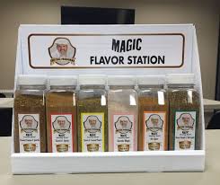 There are six flavor options for students to experiment and try on their food. All comply with the standards for nutrition which the district has to follow. (Image from the internet)