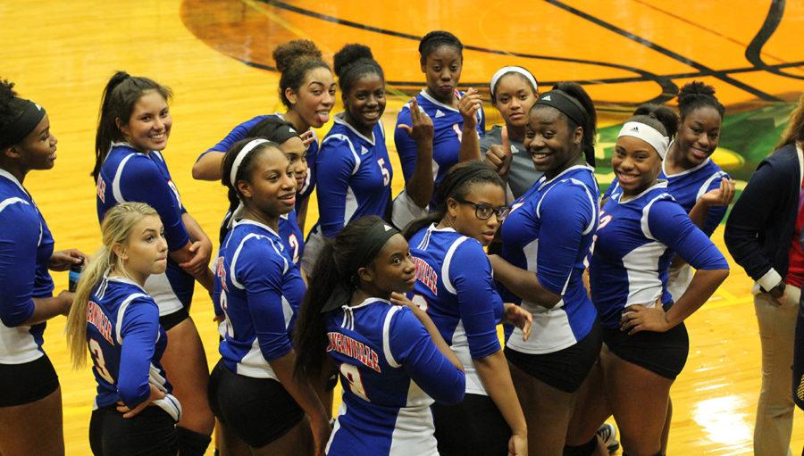 Varsity Volleyball gets the better of DeSoto