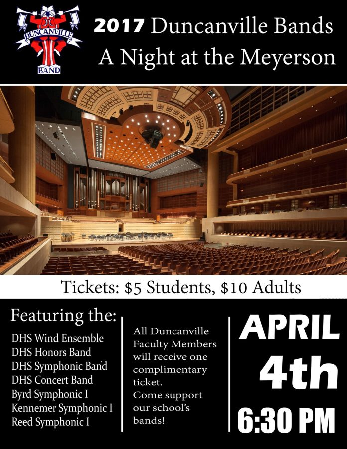 Duncanville Bands to hold night at Meyerson