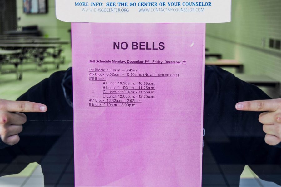 No Bell Schedule from Monday Dec.3rd- Friday Dec. 7th